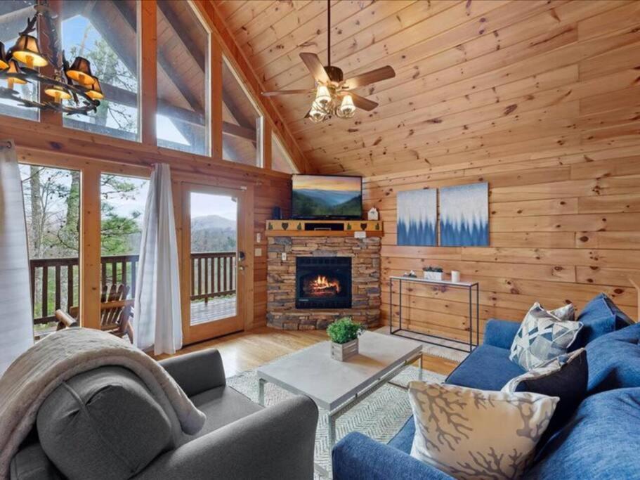 Breathtaking Views Of The Smokies, 3 Mins To Gatlinburg Villa Buitenkant foto